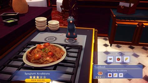 How to Cook Spaghetti Arrabbiata In Disney Dreamlight Valley